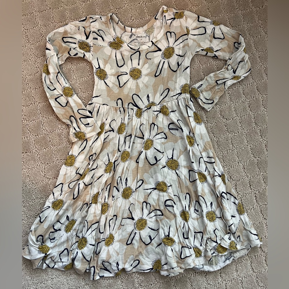 Posh Peanut Long sleeve Sunflower dress